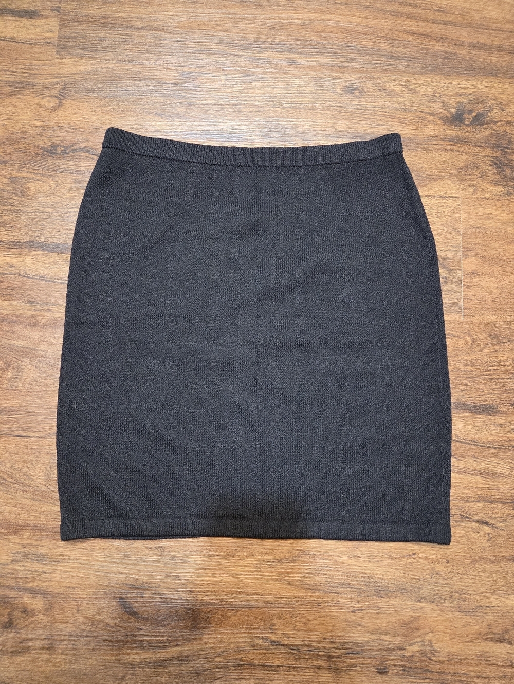 Vintage St John Knit Santana Knit Black Skirt 10